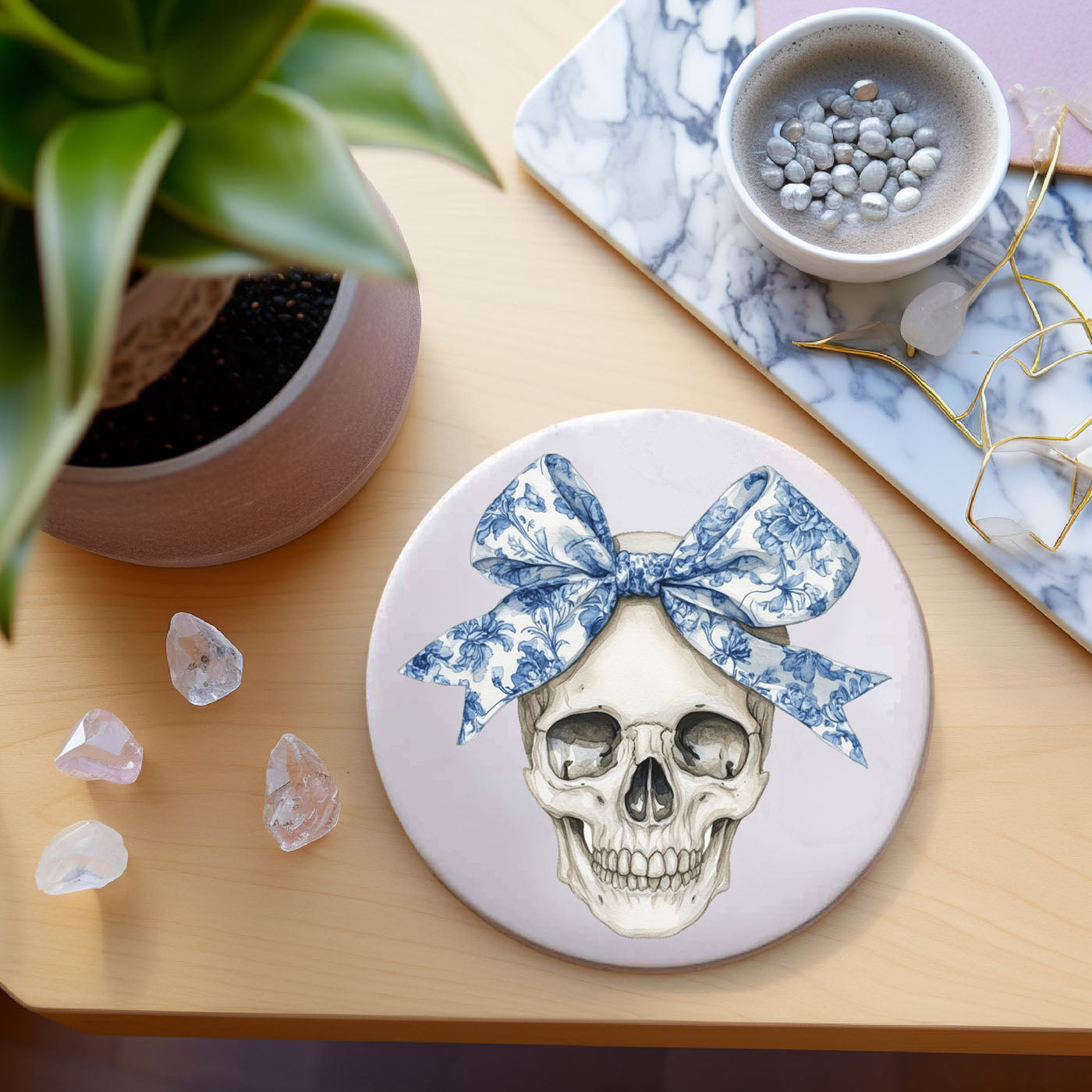 Chinoiserie Halloween Coasters