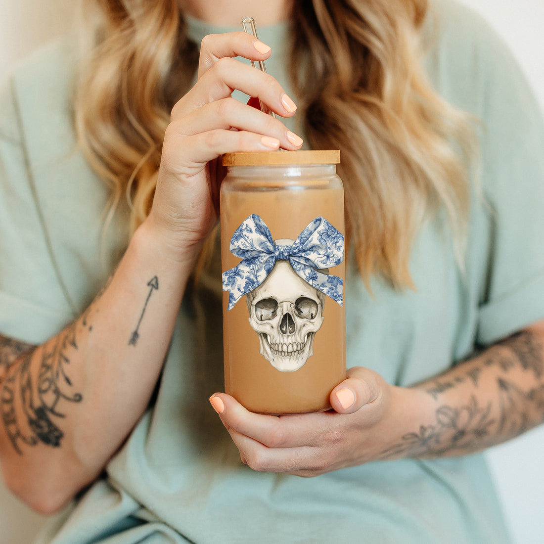 Bow Skull 20oz