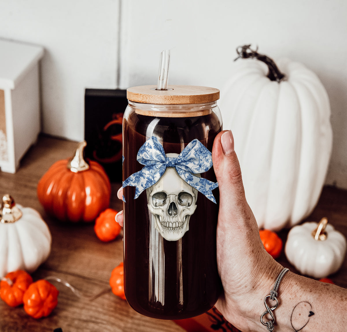 Bow Skull 20oz