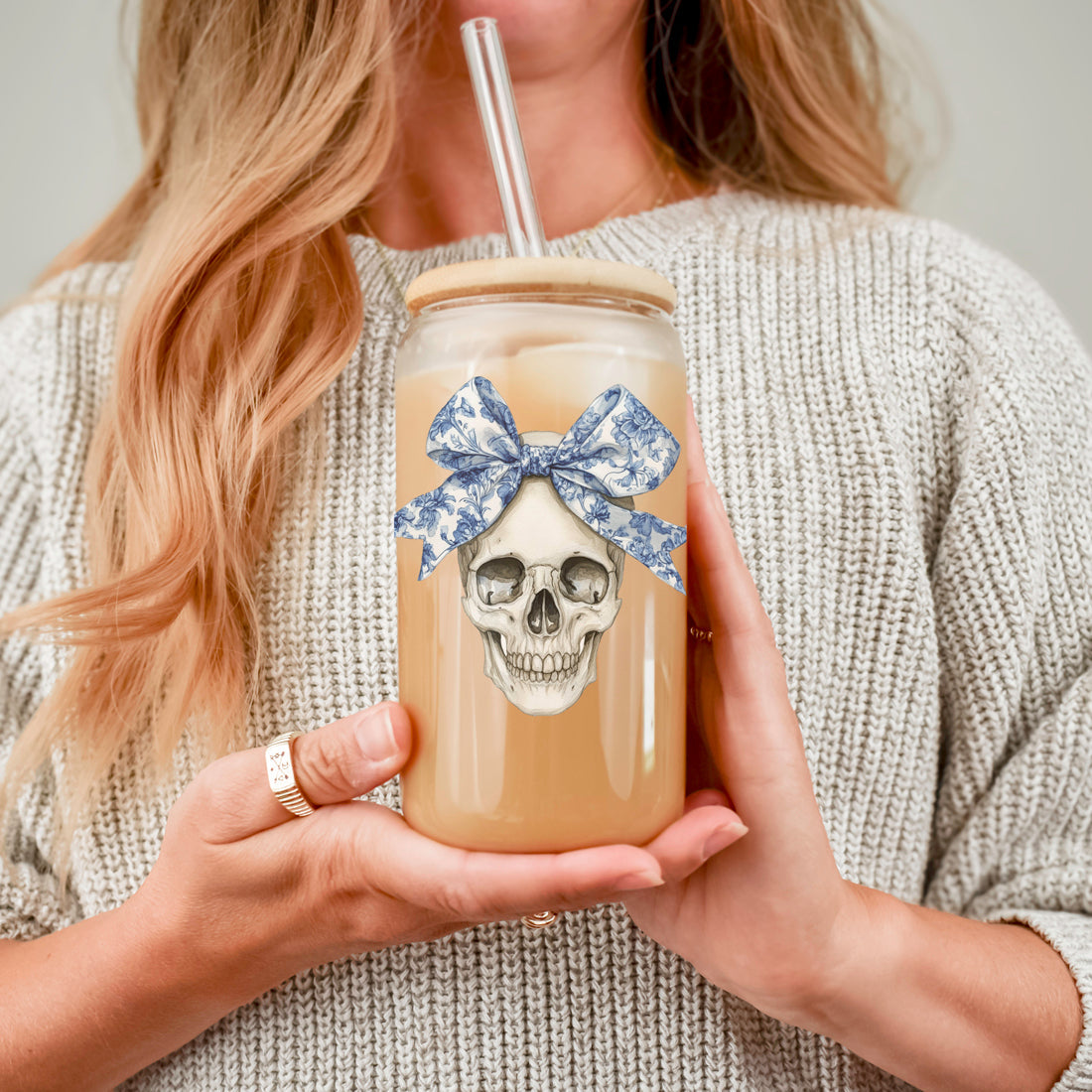 Bow Skull 20oz
