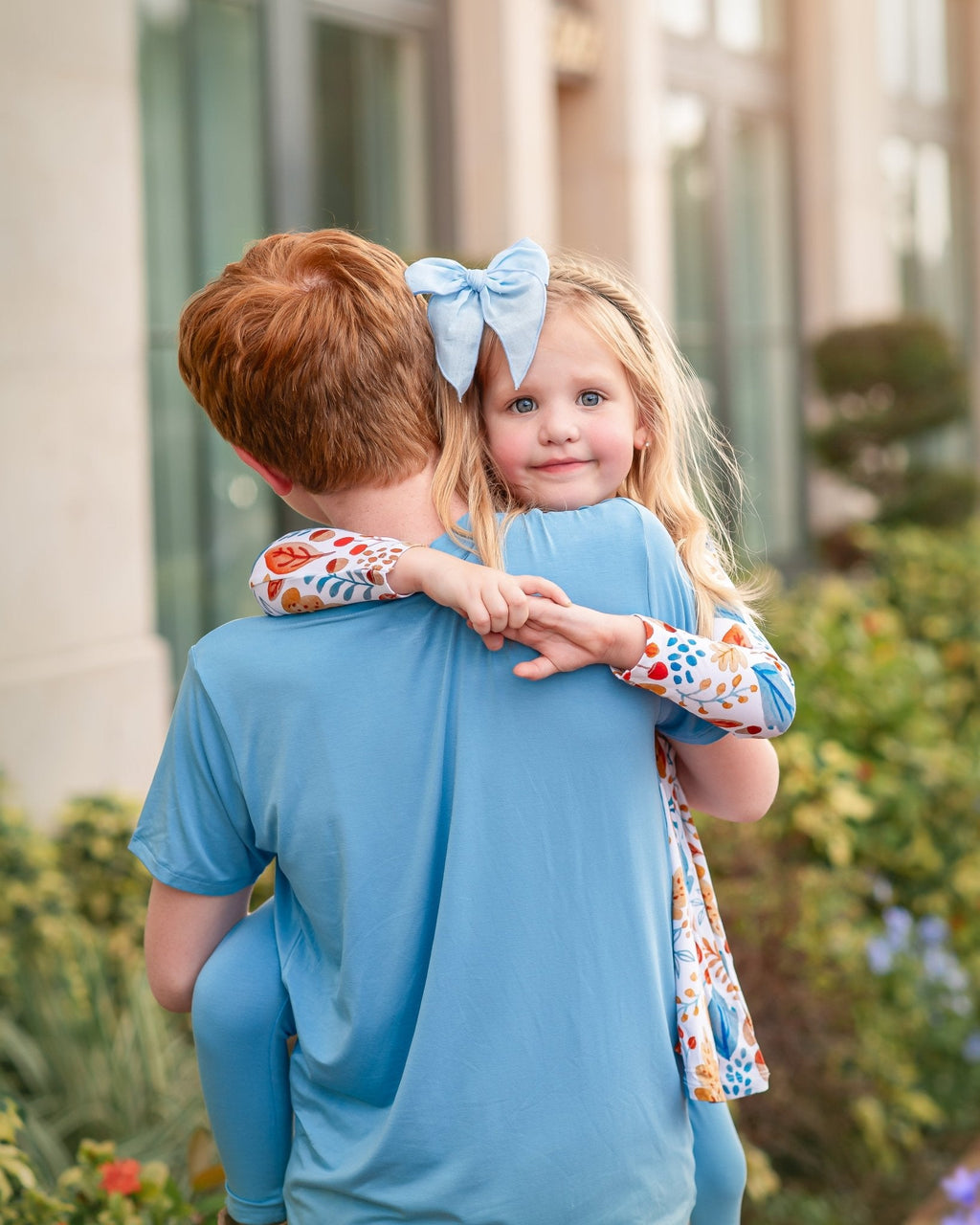 Boys Henley Tee in Herencia Blue