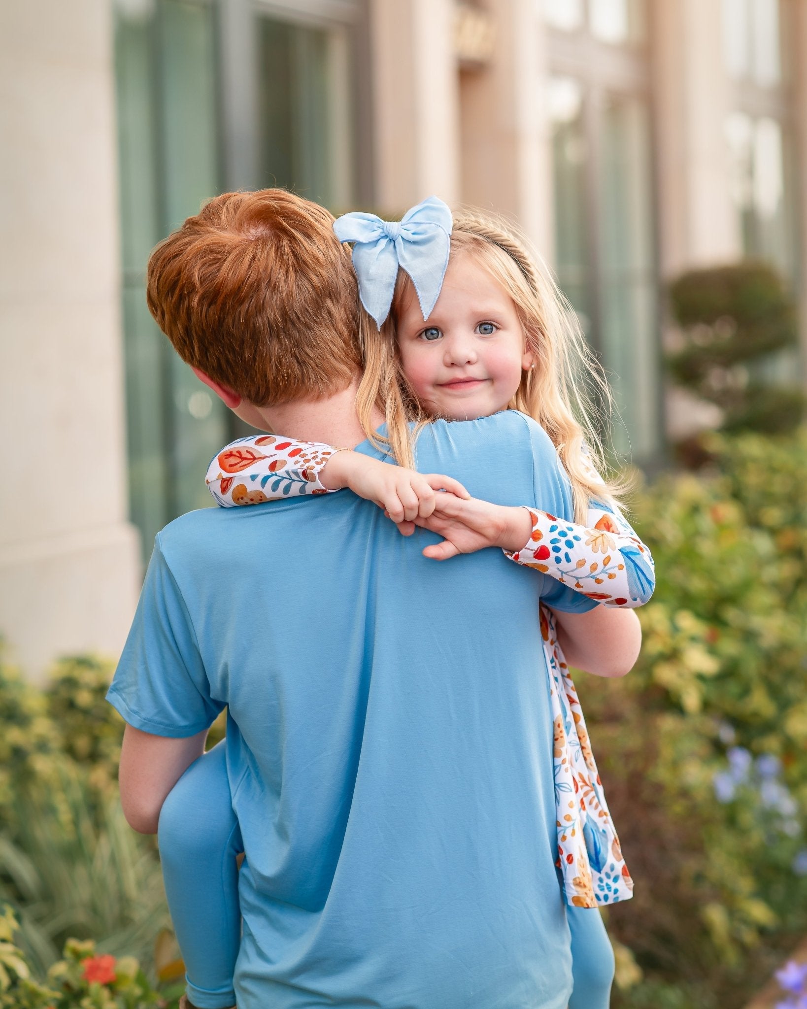 Boys Henley Tee in Herencia Blue