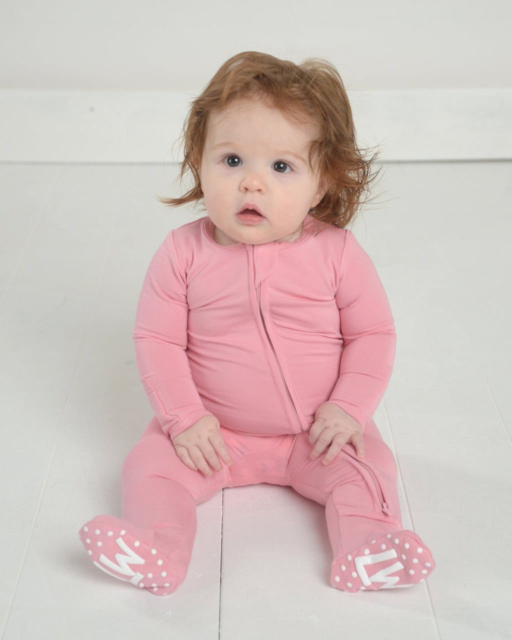 Bubble Gum Bamboo One-Piece for Baby