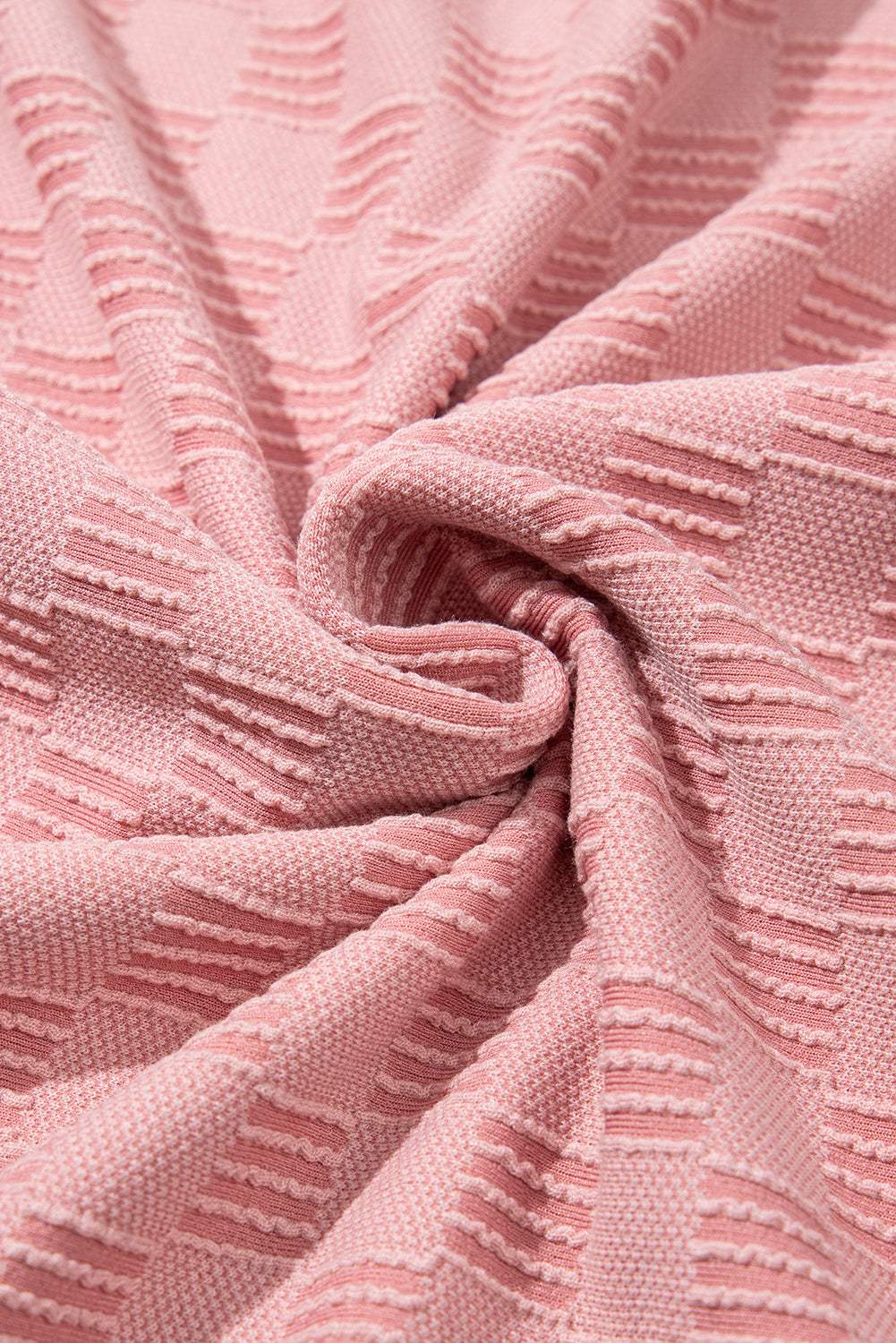 Checker Textured Short Sleeve T-Shirt