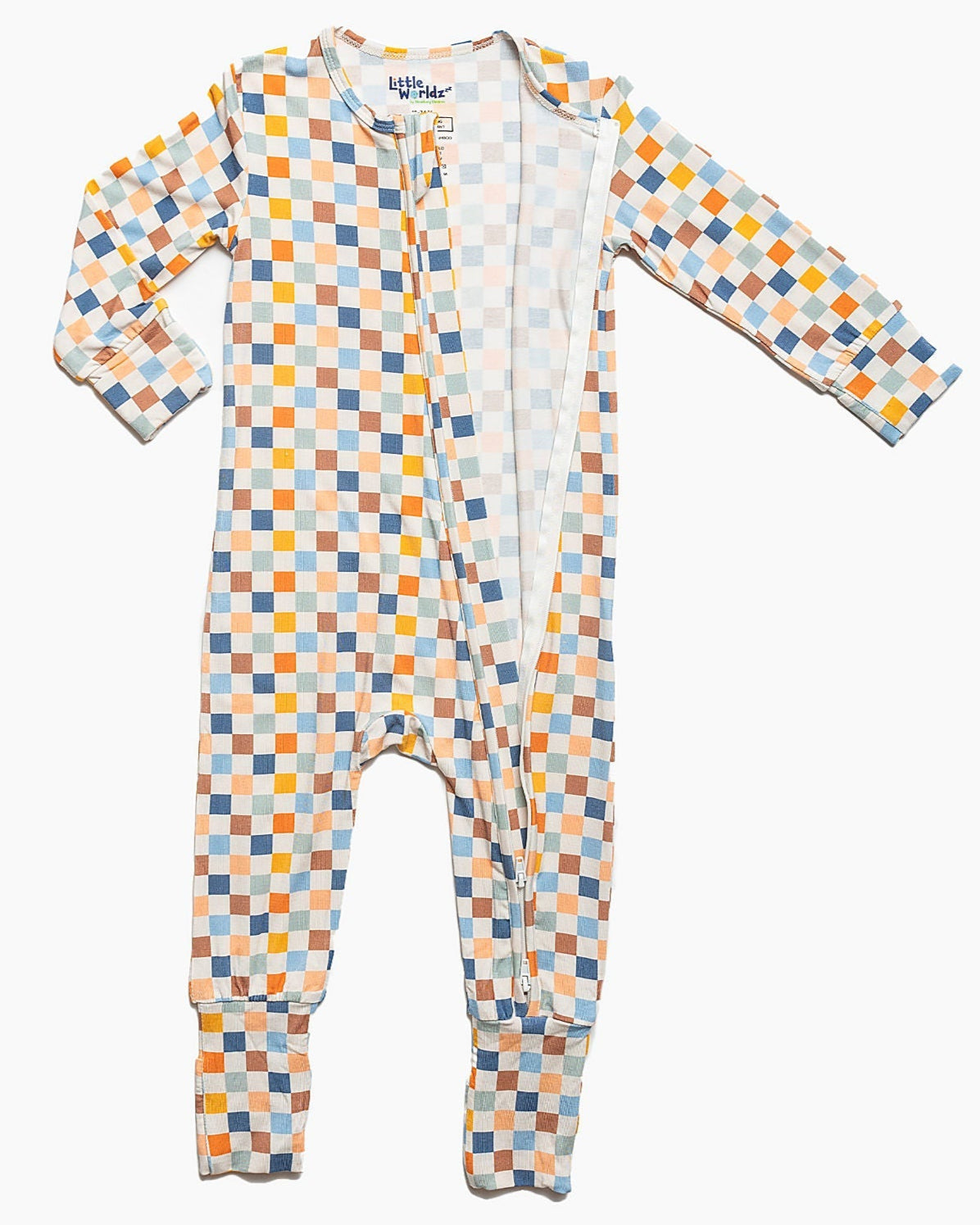 Checkered Bamboo Toddler Pajamas