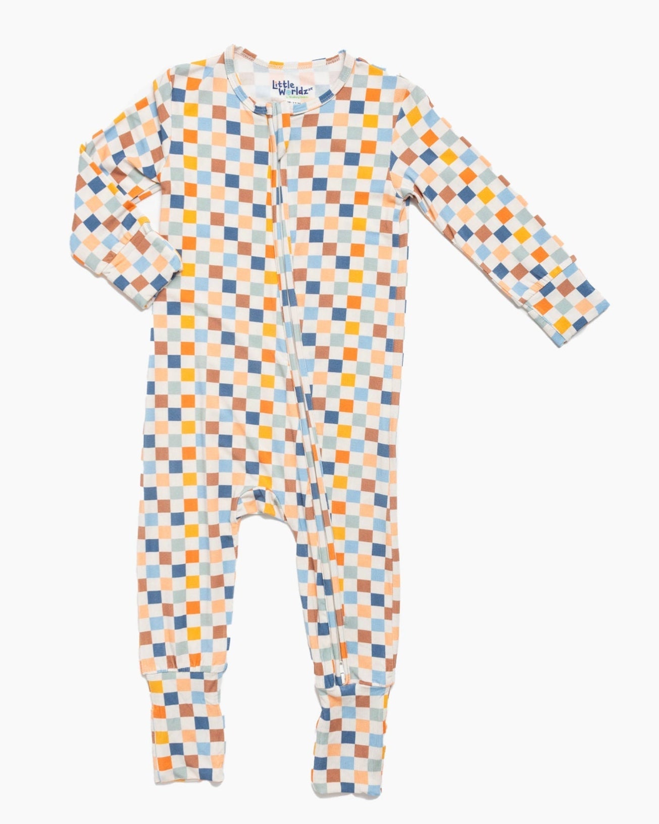 Checkered Bamboo Toddler Pajamas