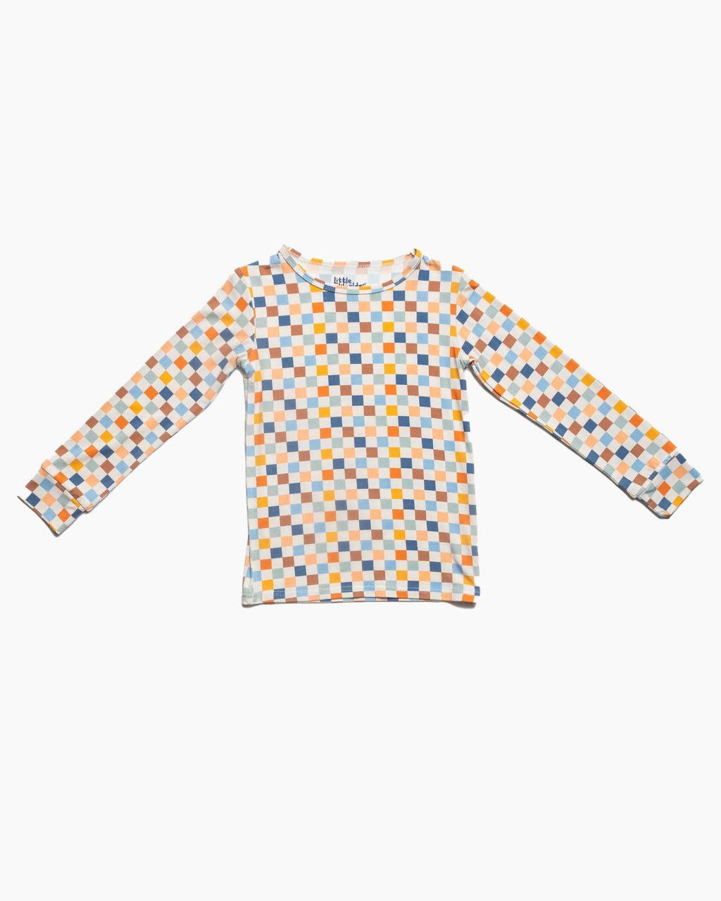 Checkered Bamboo Kids Pajamas
