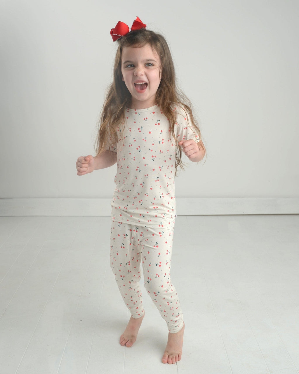 Cherry Bamboo Pajama Set