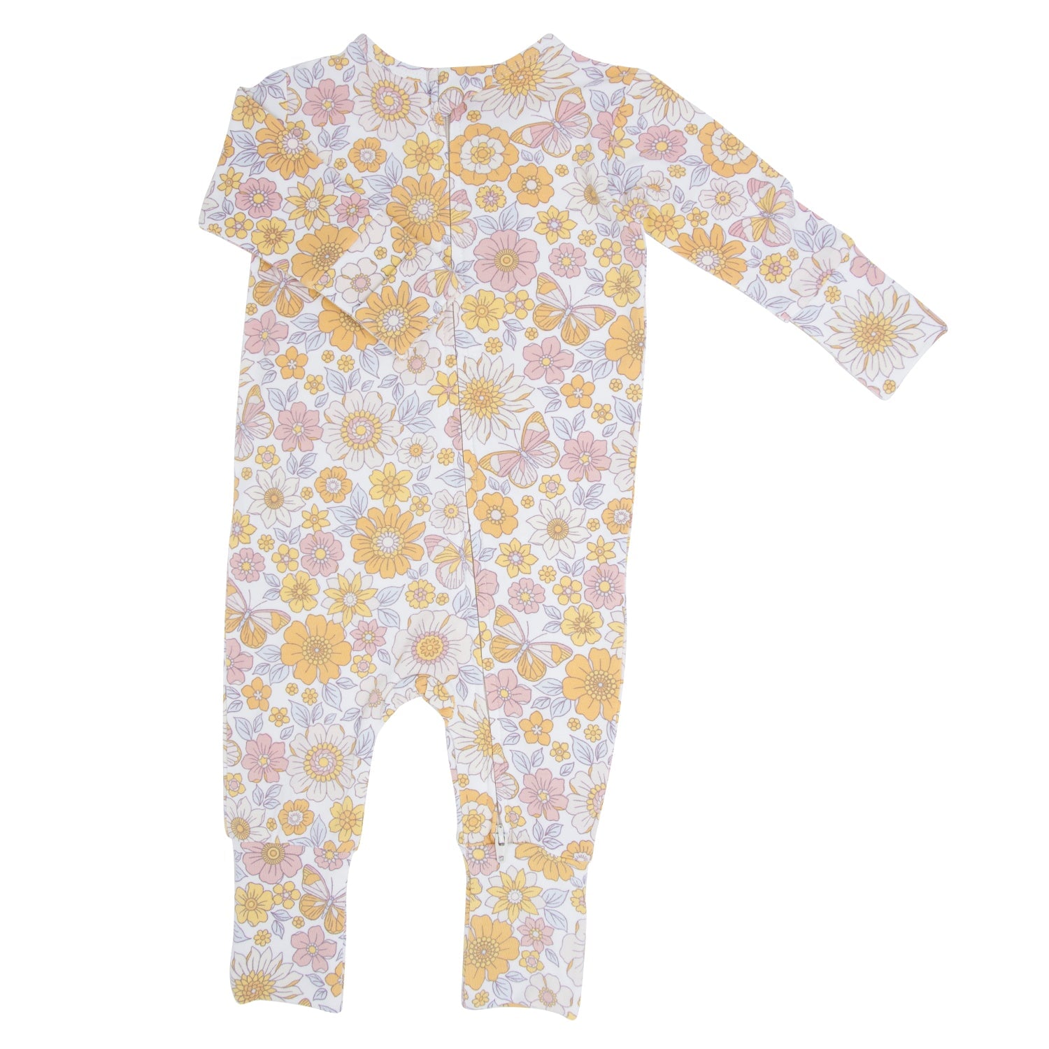 Retro Vintage Flowers Convertible Romper