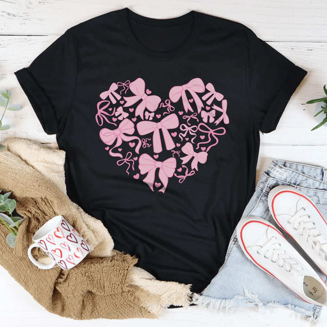 Coquette Bow Heart Tee