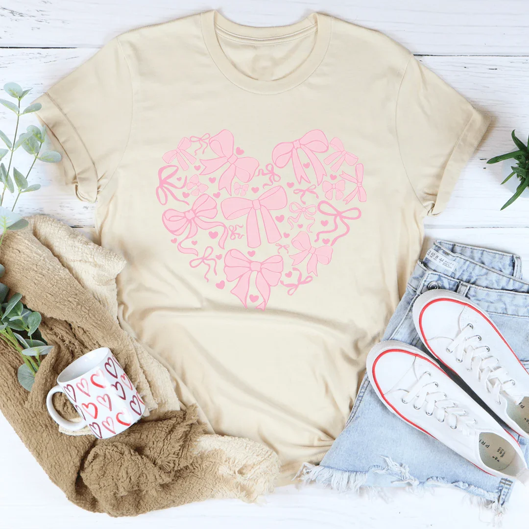Coquette Bow Heart Tee