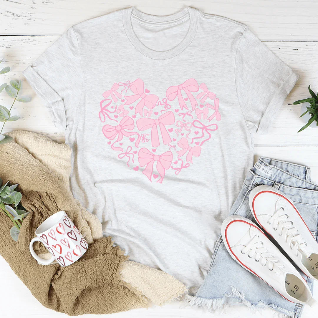 Coquette Bow Heart Tee