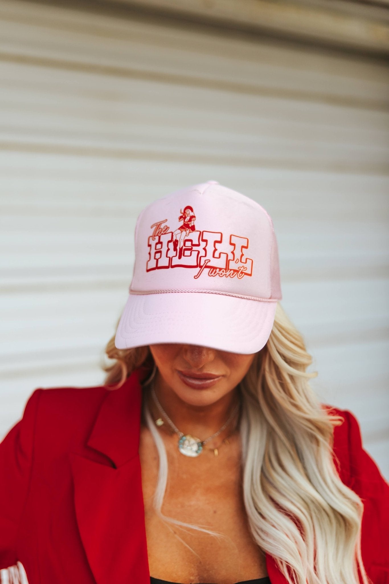Cowgirl Hell I Won't Trucker Hat
