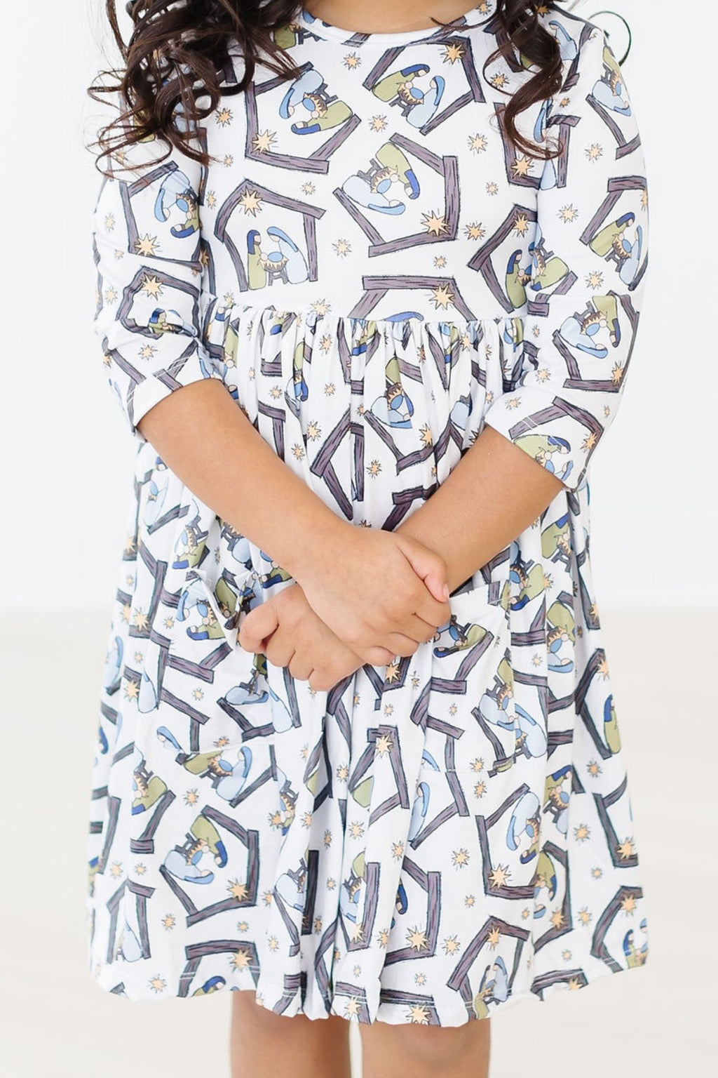 SALE Nativity Pocket Twirl Dress