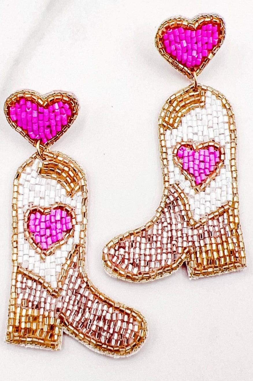 Boot scootin’ earrings
