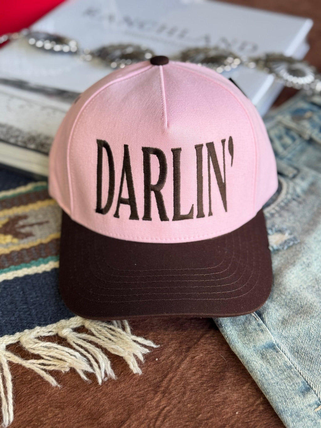 Darlin' Embroidered Trucker Hat