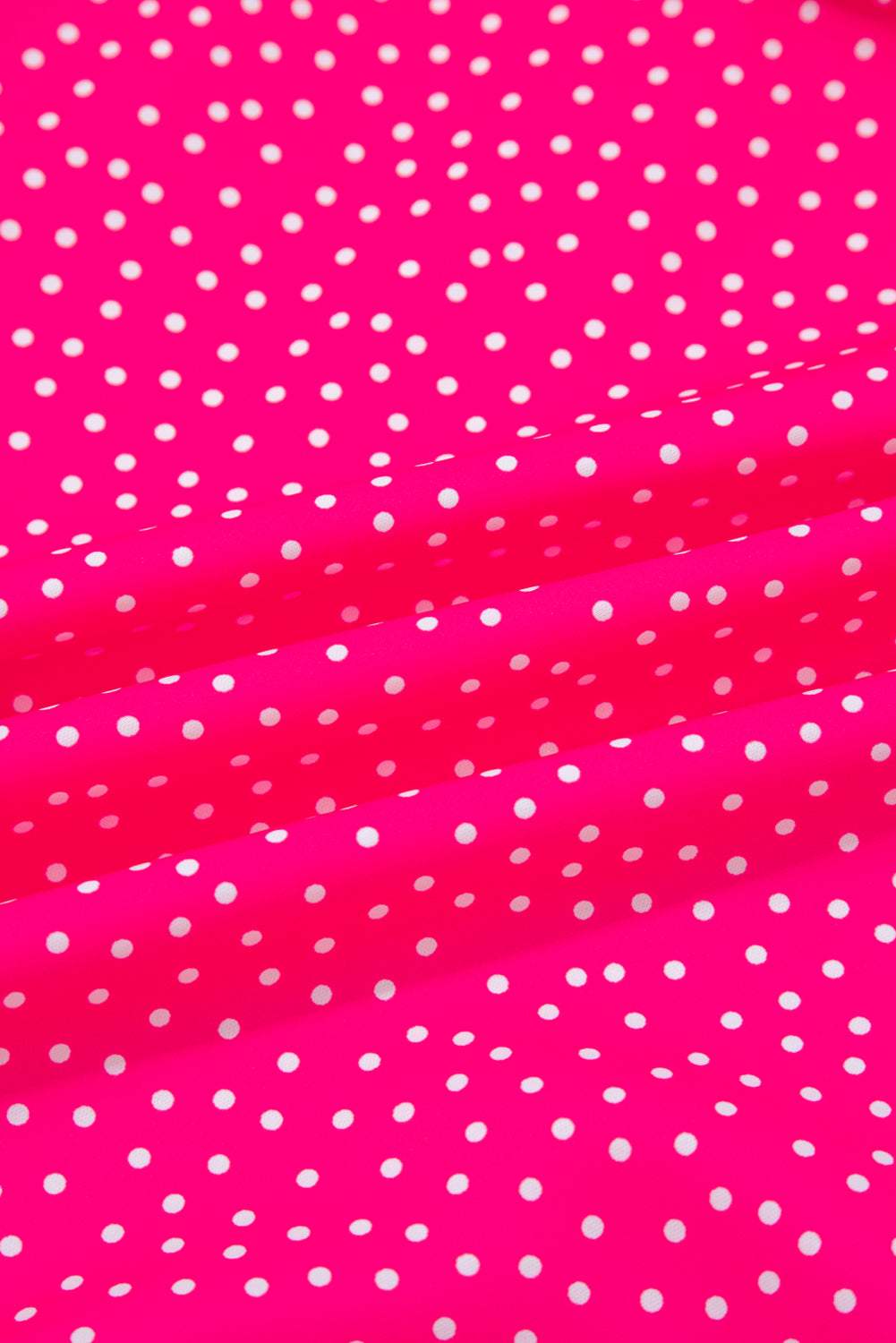 Plus Size Polka Dot V-Neck Midi Dress