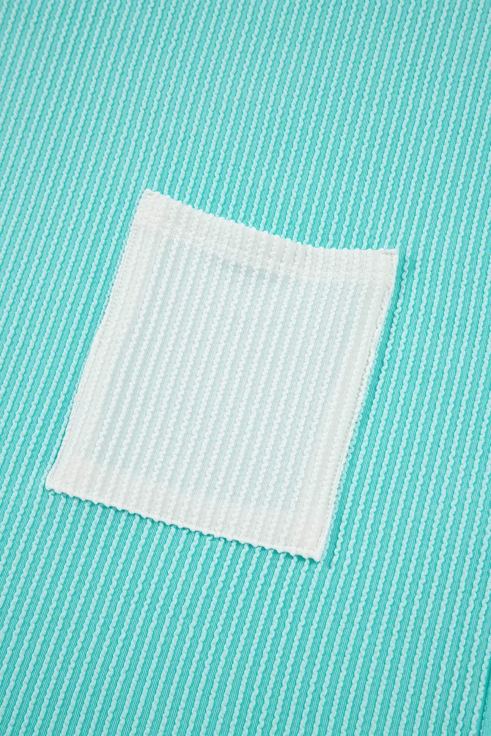 Colorblock Corded Chest Pocket T-Shirt