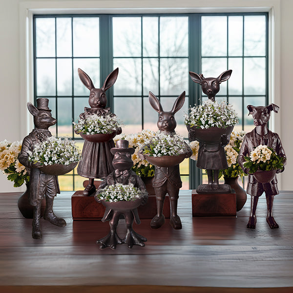 Charming Frog Bronze Bowl | Dapper Critters Collection