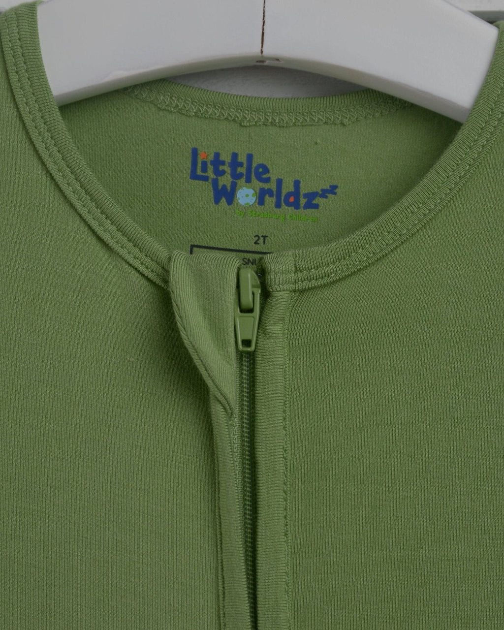 Toddler Bamboo Pajamas in Green