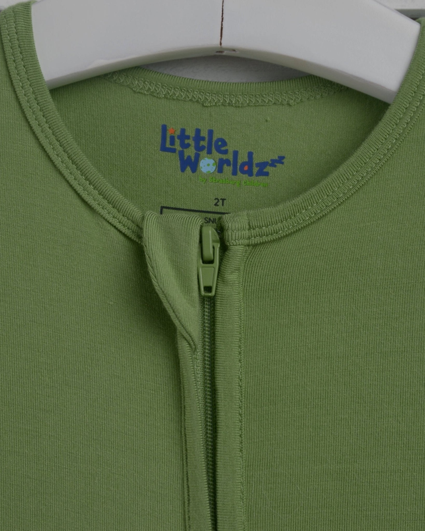 Toddler Bamboo Pajamas in Green