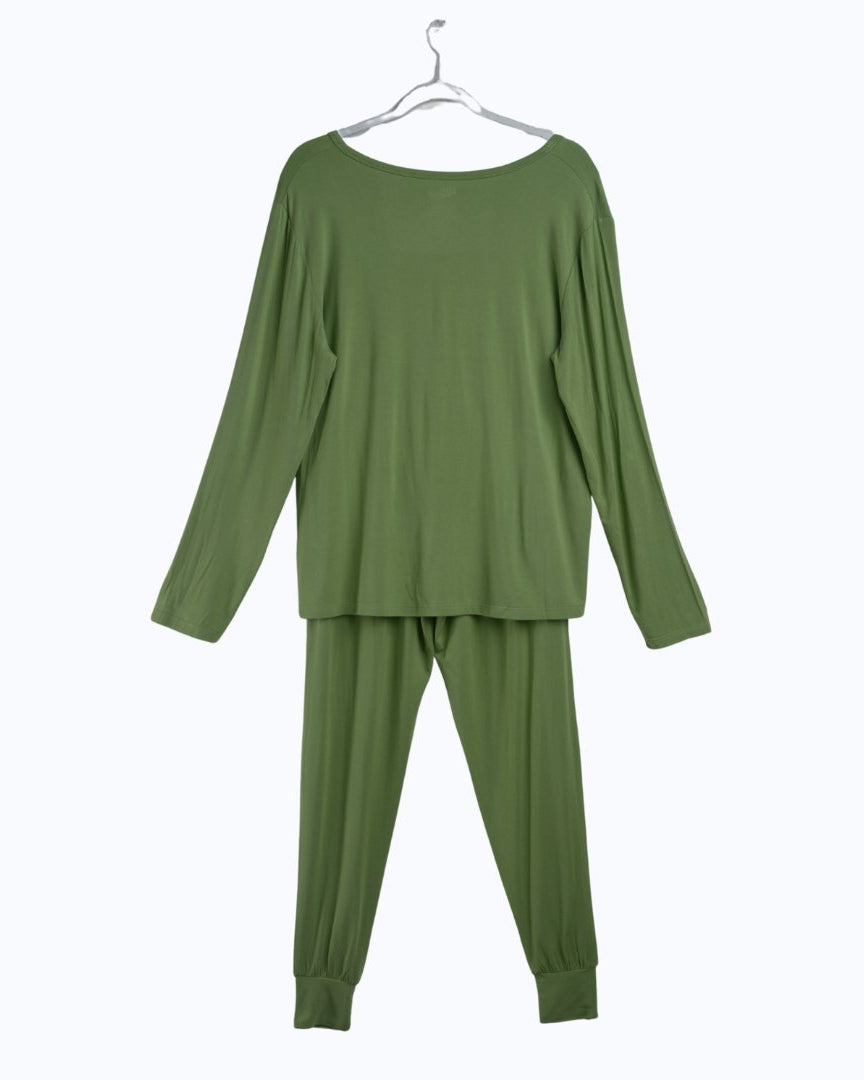 Adult Women's Bamboo Pajamas in Green