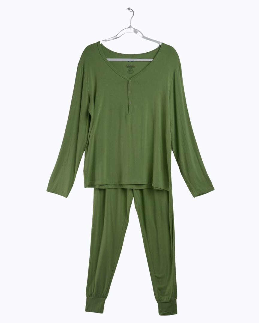 Adult Women's Bamboo Pajamas in Green
