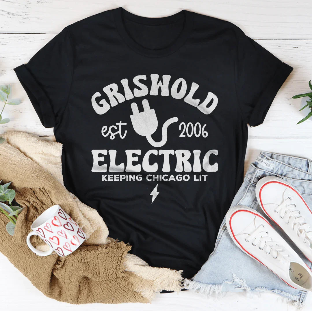 Griswold Est 2006 Electric Keeping Chicago Lit Tee