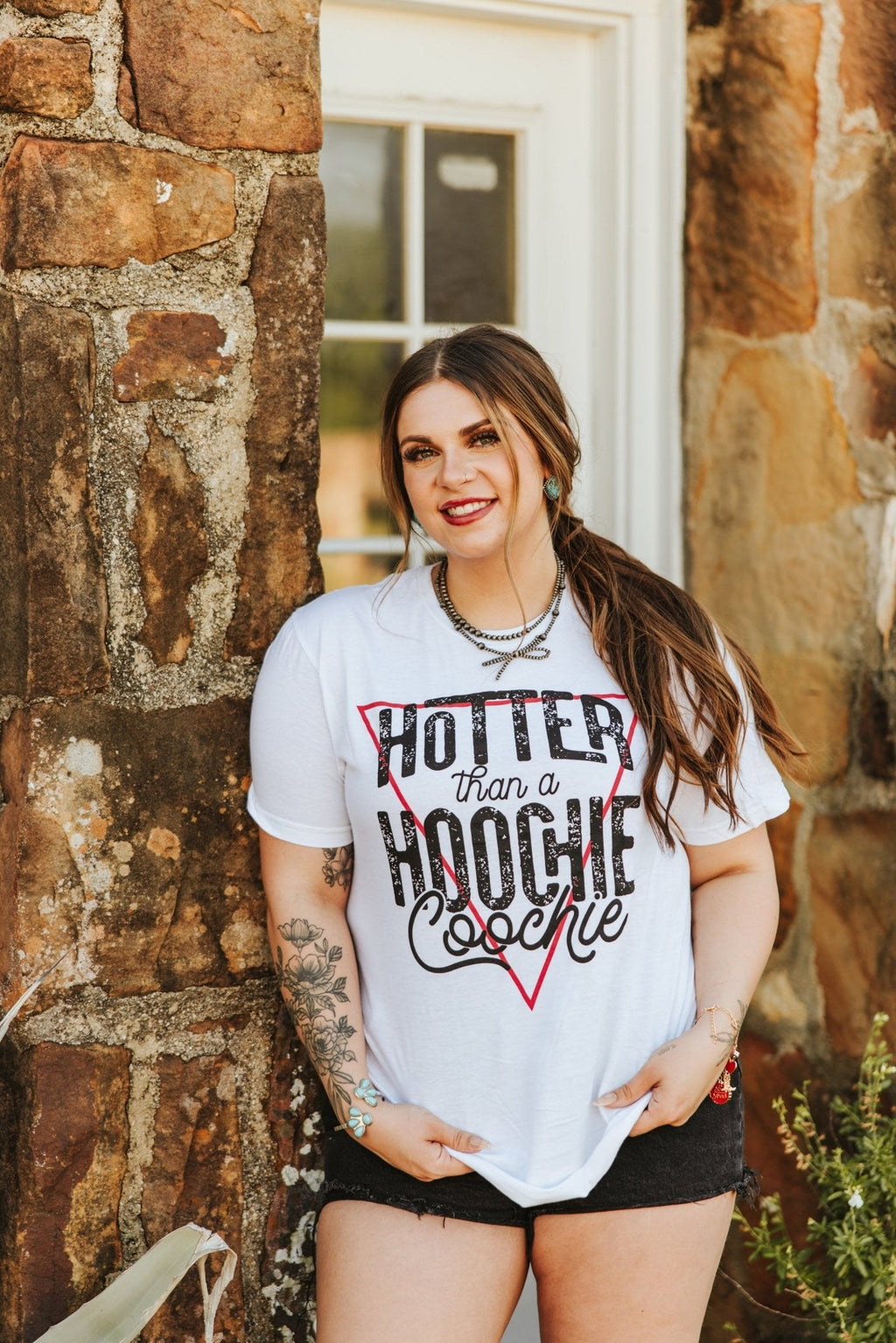 Hotter Than A Hoochie Graphic Tee