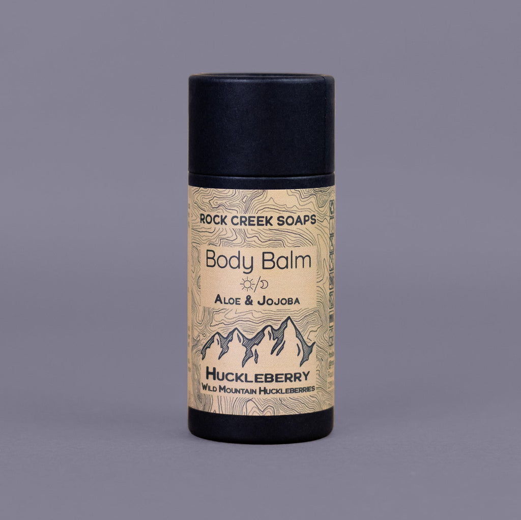 HUCKLEBERRY BODY BALM | Solid Lotion Bar - Sweet & Juicy Wild Huckleberry