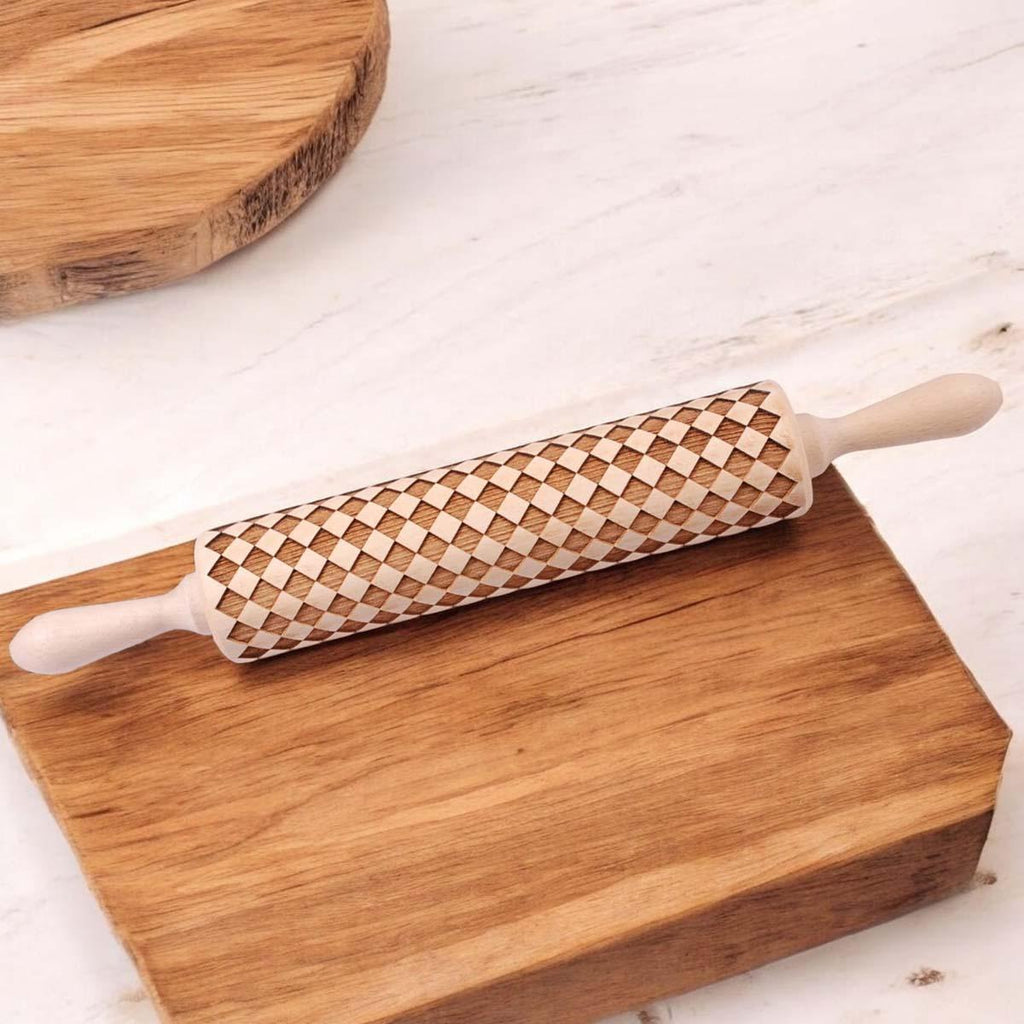 Courtly Check Rolling Pin