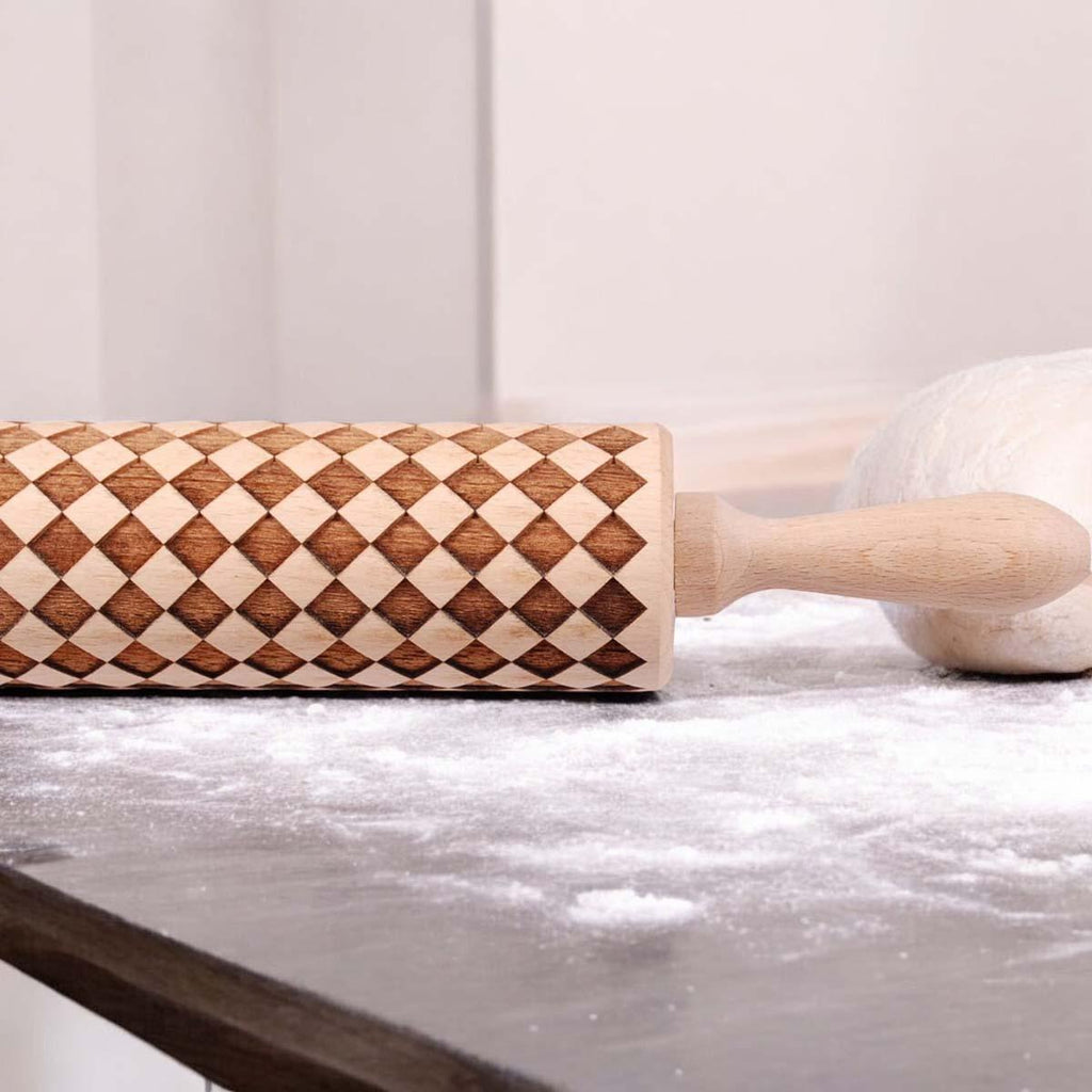 Courtly Check Rolling Pin