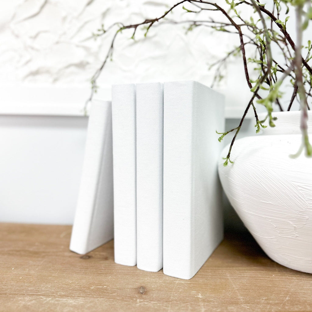 White Decorative Books