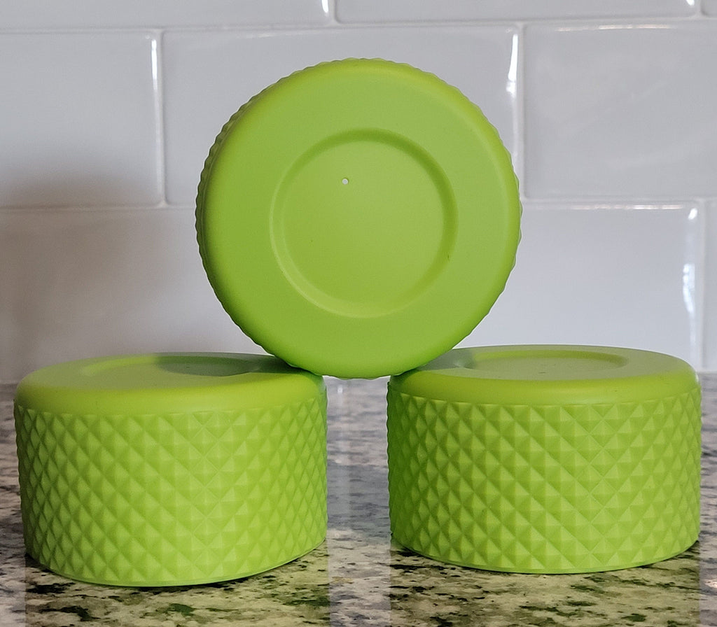 Studded Green silicone boot bumper sleeve for tumblers