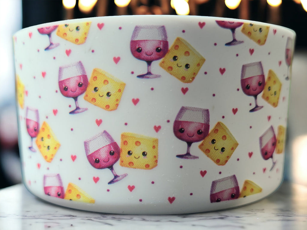 Some Cheese With Your Wine Silicone Boot Bumper Sleeve