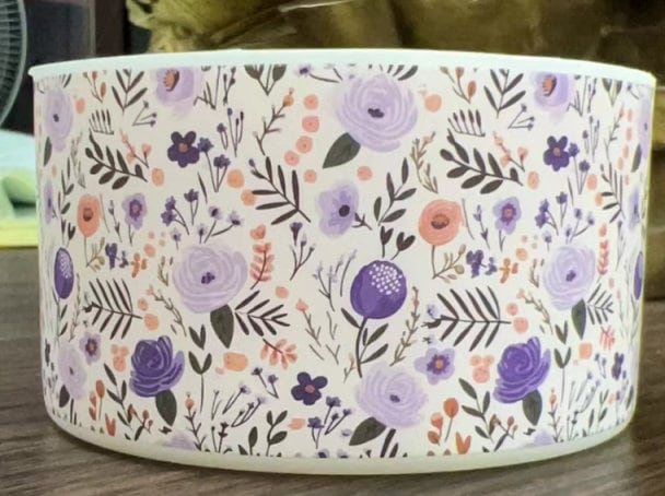 Purple Garden Silicone Boot Bumper Sleeve for Tumbler