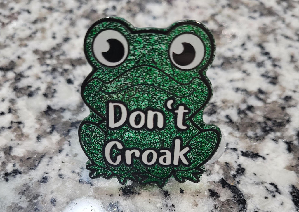 Don't Croak 10MM Silicone Strawtopper for Tumblers