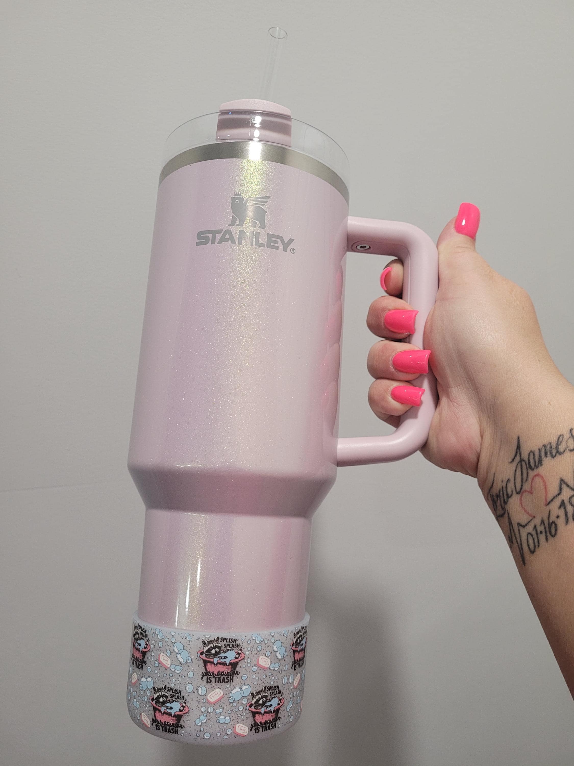 Trash Opinion Silicone Boot Bumper Sleeve for Tumblers