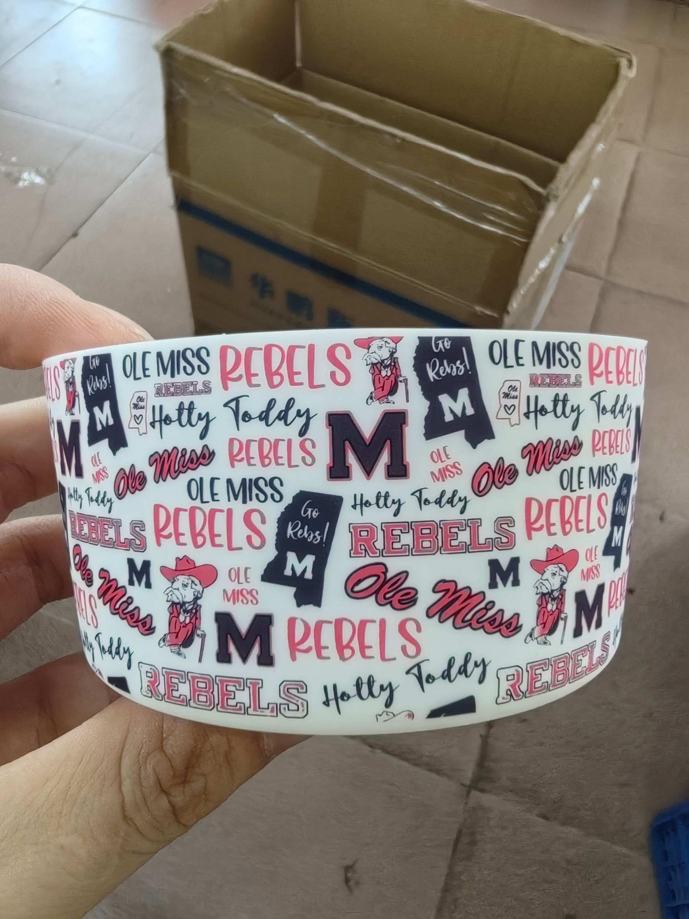 OleMiss Silicone Boot Bumper Sleeve for Tumblers