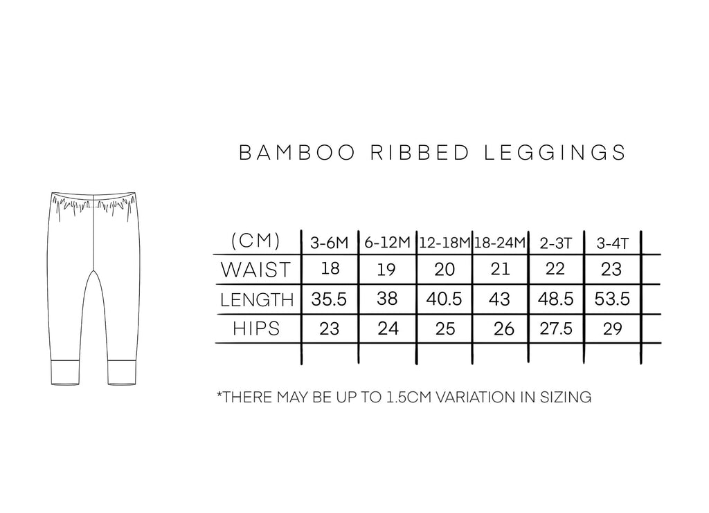 BAMBOO RIBBED LEGGINGS - AUBURN
