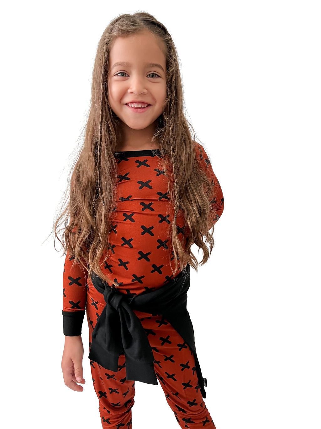 BAMBOO 2 PIECE PAJAMA SET - BURNT OUT