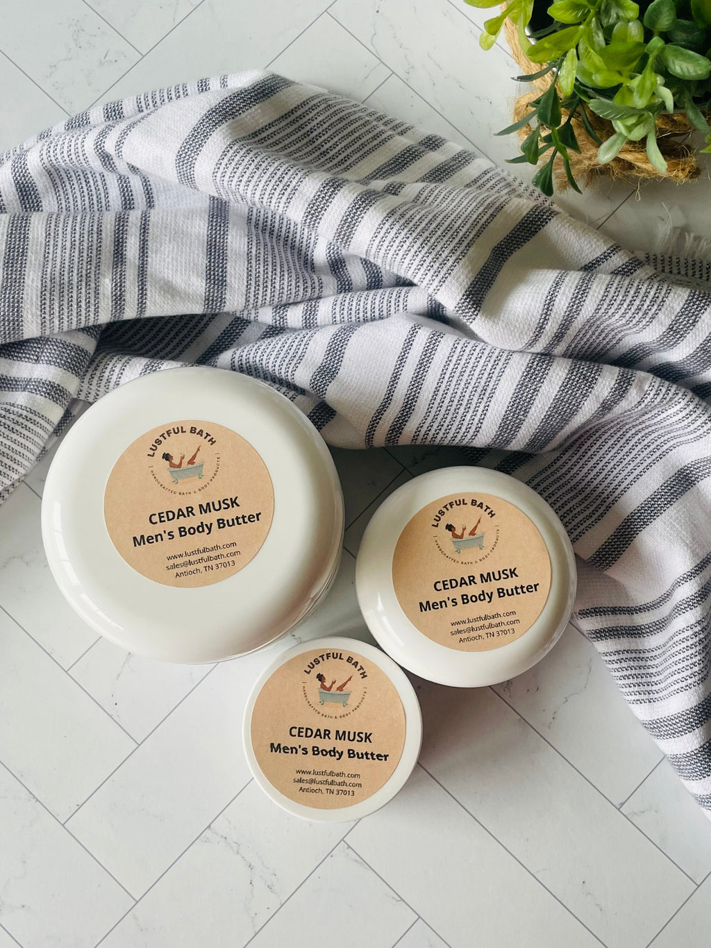 CEDAR MUSK MEN'S BODY BUTTER