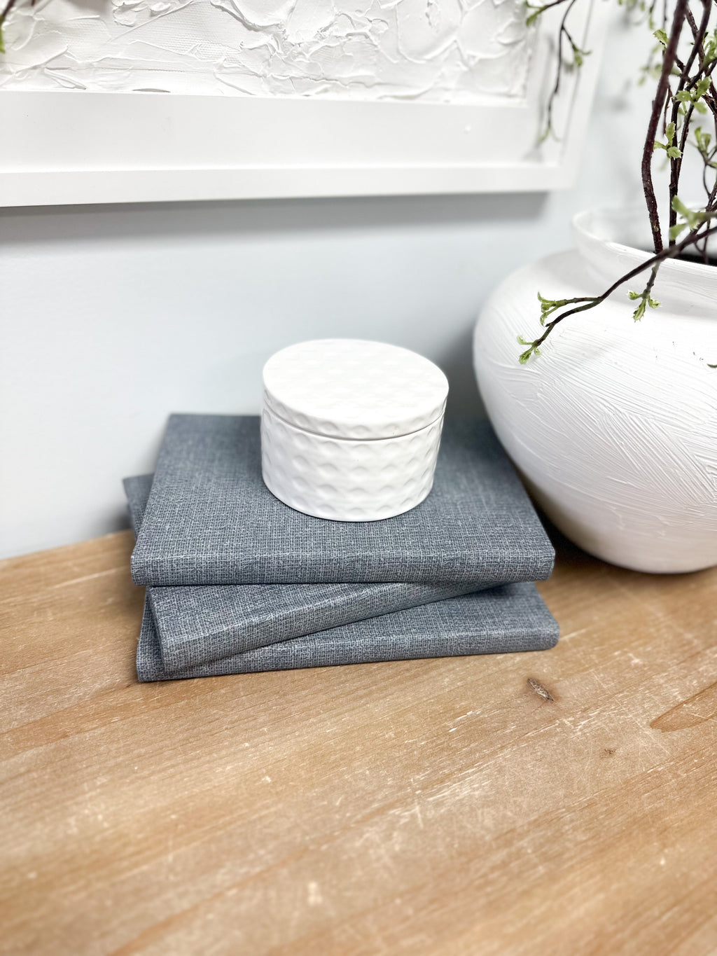 Skinny Fabric Covered Books