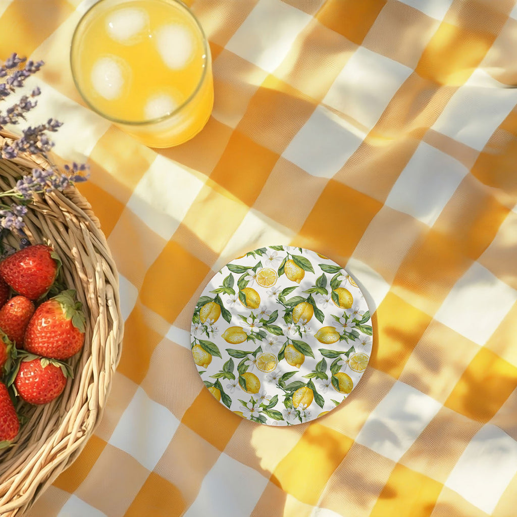 Mediterranean Lemon Coasters