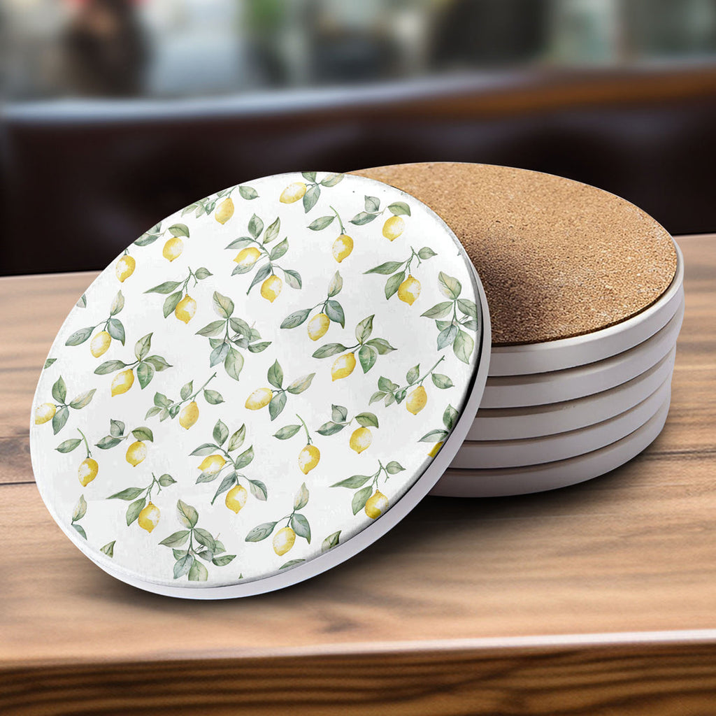 Mediterranean Lemon Coasters