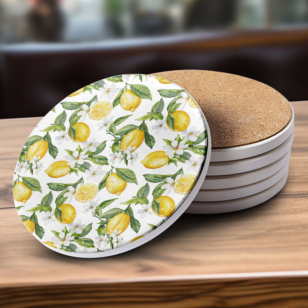 Mediterranean Lemon Coasters