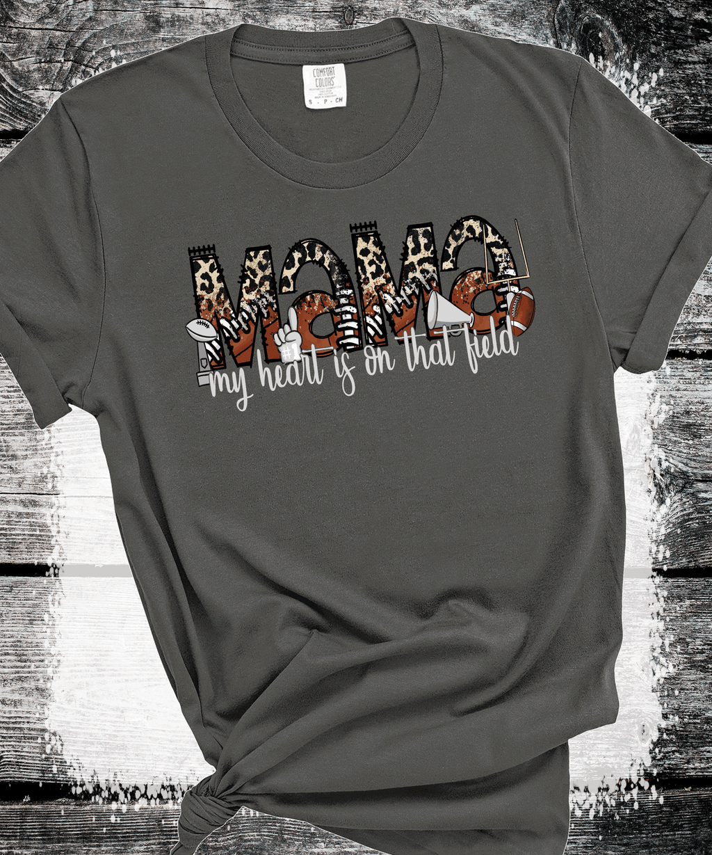 Football MAMA leopard print, custom Football shirts, Personalized Football sweatshirts, Local Team shirts. Sports Wear