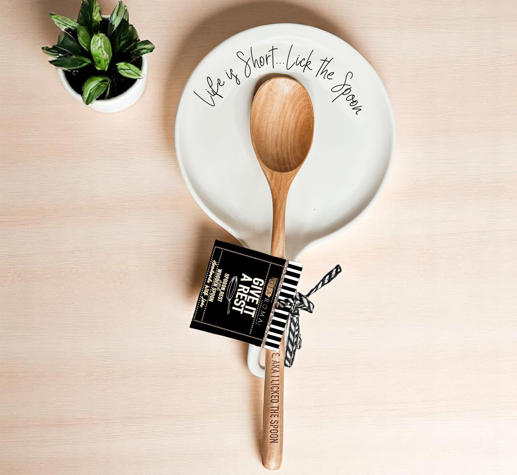 Lick the Spoon Cursive