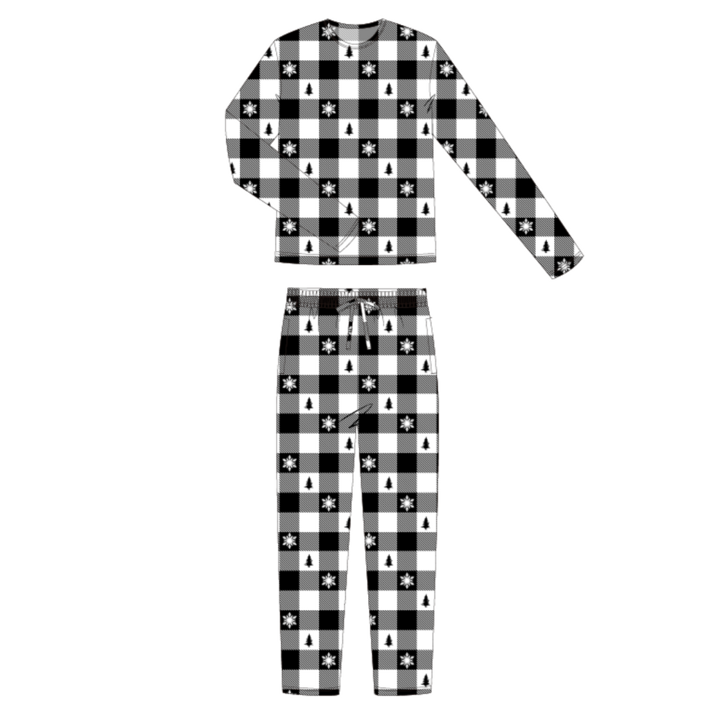 Adult Bamboo Christmas Pajamas