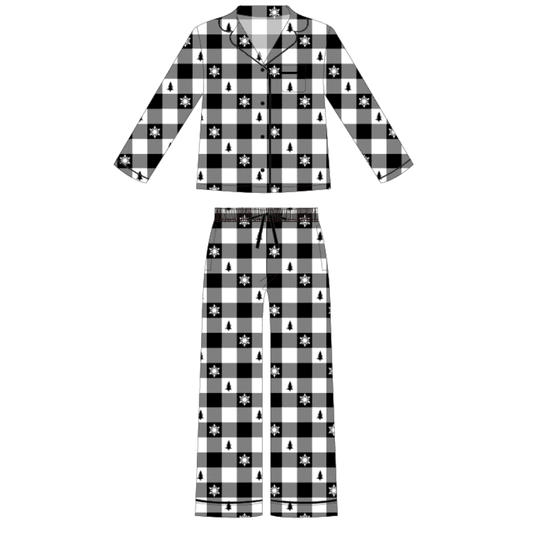 Women's Luxe Bamboo Christmas Pajamas